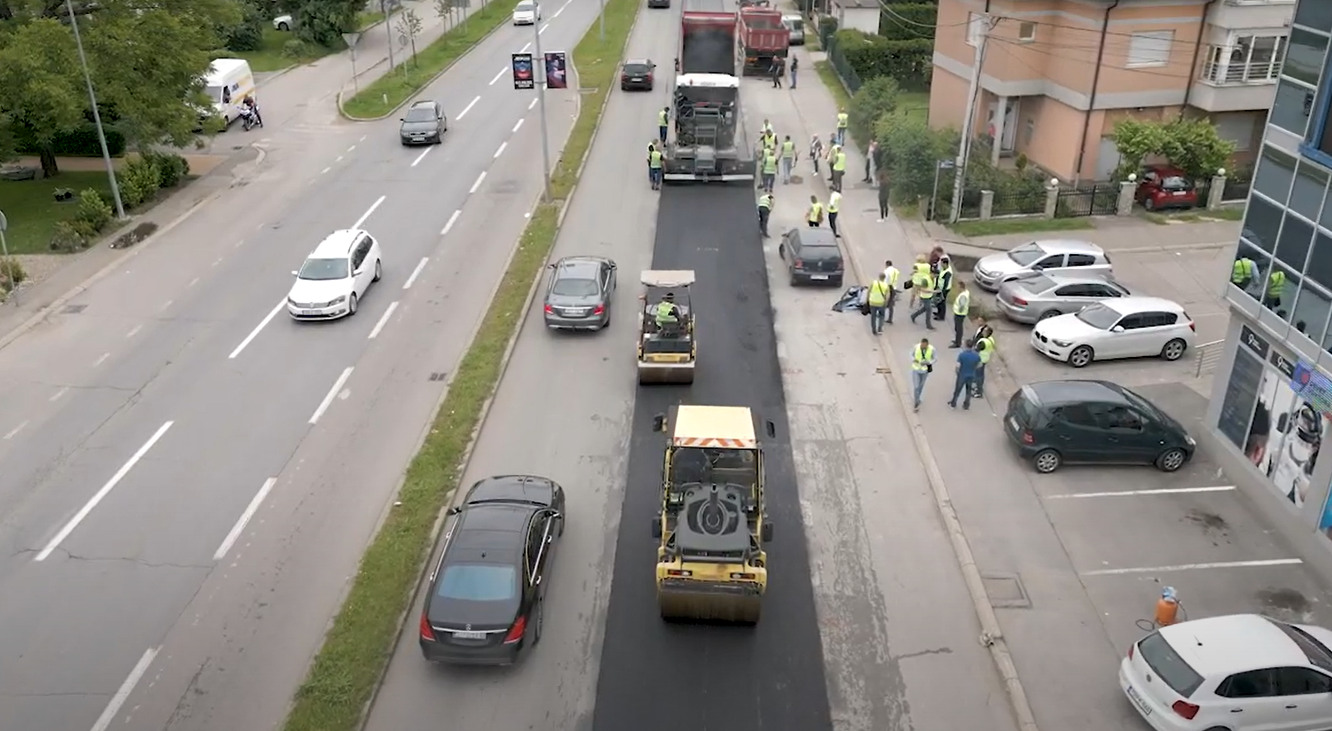 PRAKSA URODILA PLODOM Postavljen novi materijal za modernije saobraćajnice na Zapadnom tranzitu u Banjaluci